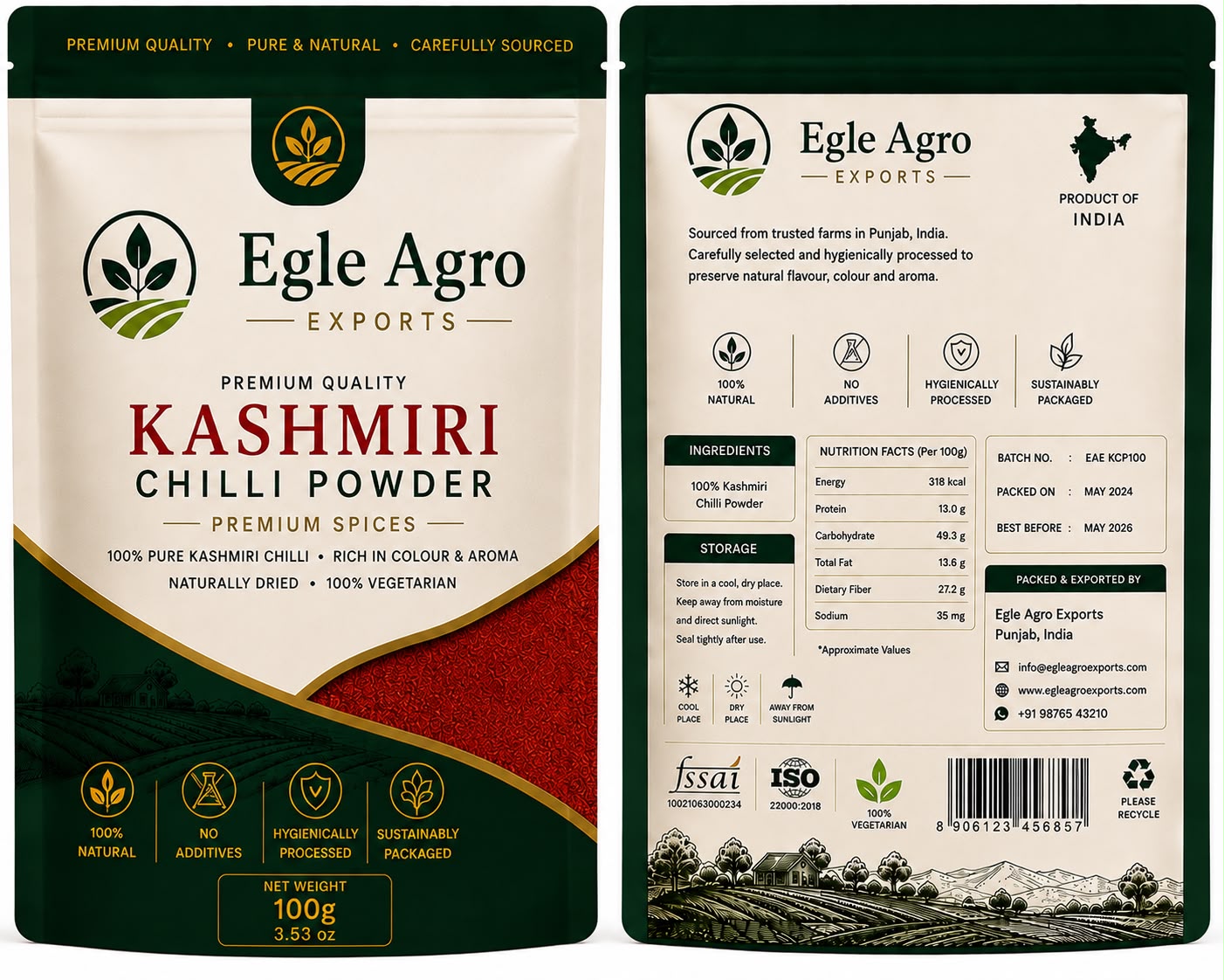 Kashmiri Chilli Powder